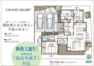 超断熱・超気密が叶える快適な暮らしを末永くお守りする ⼀条⼯務店のお家です。
ぜひ現地でお確かめ下さい！