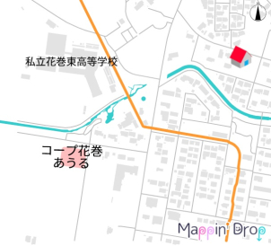 〒025-0065 岩手県花巻市星が丘２丁目２７−１２付近