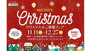 期間限定でクリスマスご来場フェアを開催中です！