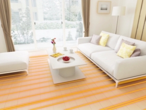 エアコンやヒーターが無くてもポカポカ。上下の温度差もほとんどありません!