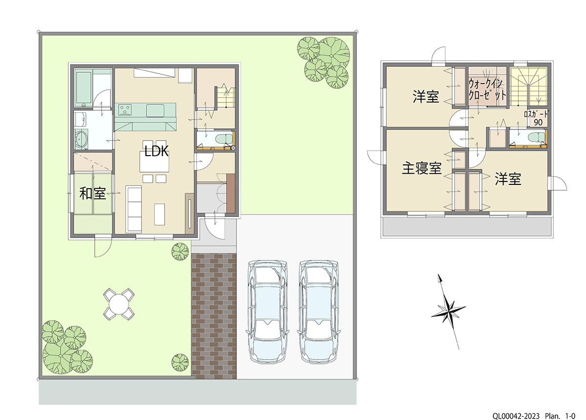 「叶えたいが詰まった充実プラン」 <br>建物タイプ:ｉ－ｓｍｉｌｅⅡ/延床面積:99.15㎡(29.98坪) <br>建物本体価格(参考):2,039万円(税込み)<br>