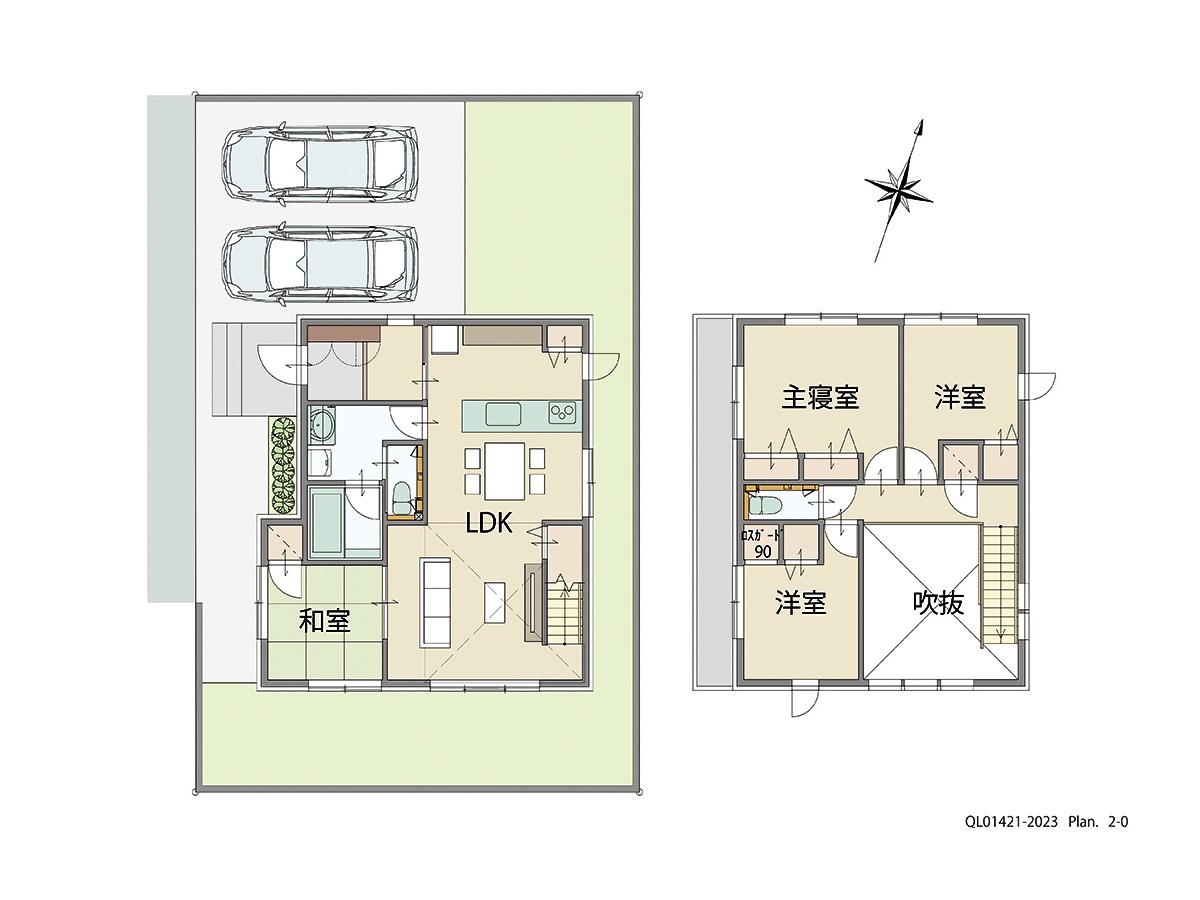 「欲しい！が詰まった充実プラン」 <br>建物タイプ:ｉ－ｓｍａｒｔⅡ/延床面積:98.33㎡(29.74坪) <br>建物本体価格(参考):2,583万円(税込み)<br>