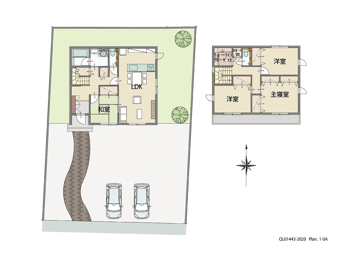 上北郡七戸町字荒熊内３期 土地 区画番号No.B 「叶えたいが詰まった充実プラン」 <br>建物タイプ:ｉ－ｓｍｉｌｅⅡ/延床面積:111.66㎡(33.77坪) <br>建物本体価格(参考):2,316万円(税込み)<br>