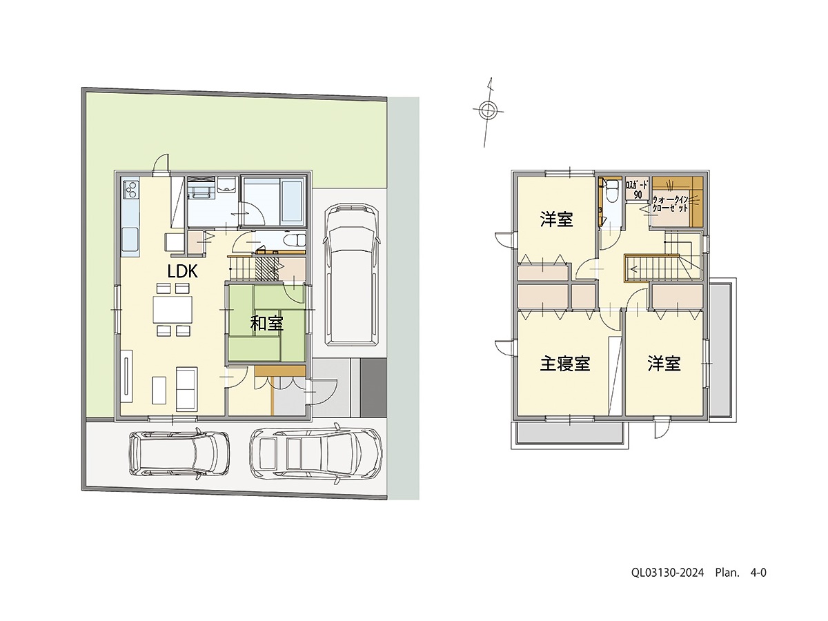 ふじと台６期 土地 区画番号No.東⑥北1-27 「家族の時間も、プライベート空間も両方揃った満足プラン！」 <br>建物タイプ:ｉ－ｓｍｉｌｅⅡ/延床面積:105.82㎡(32坪) <br>建物本体価格(参考):2,173万円(税込み)<br>