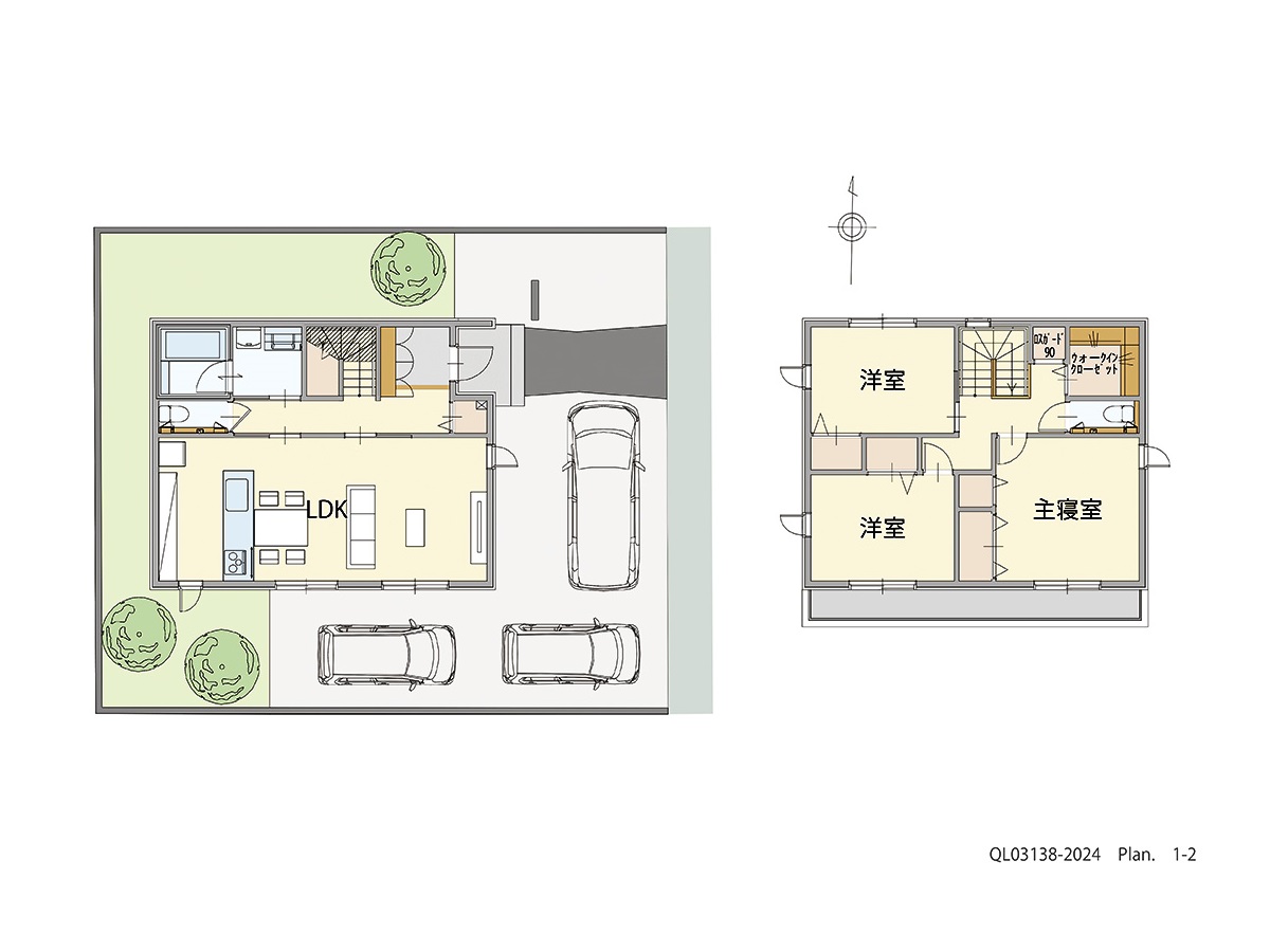 ふじと台６期 土地 区画番号No.東⑥北1-35 「南面の広々18帖LDK採用で明るい陽だまりの家」 <br>建物タイプ:ｉ－ｓｍｉｌｅⅡ/延床面積:104.16㎡(31.5坪) <br>建物本体価格(参考):2,176万円(税込み)<br>