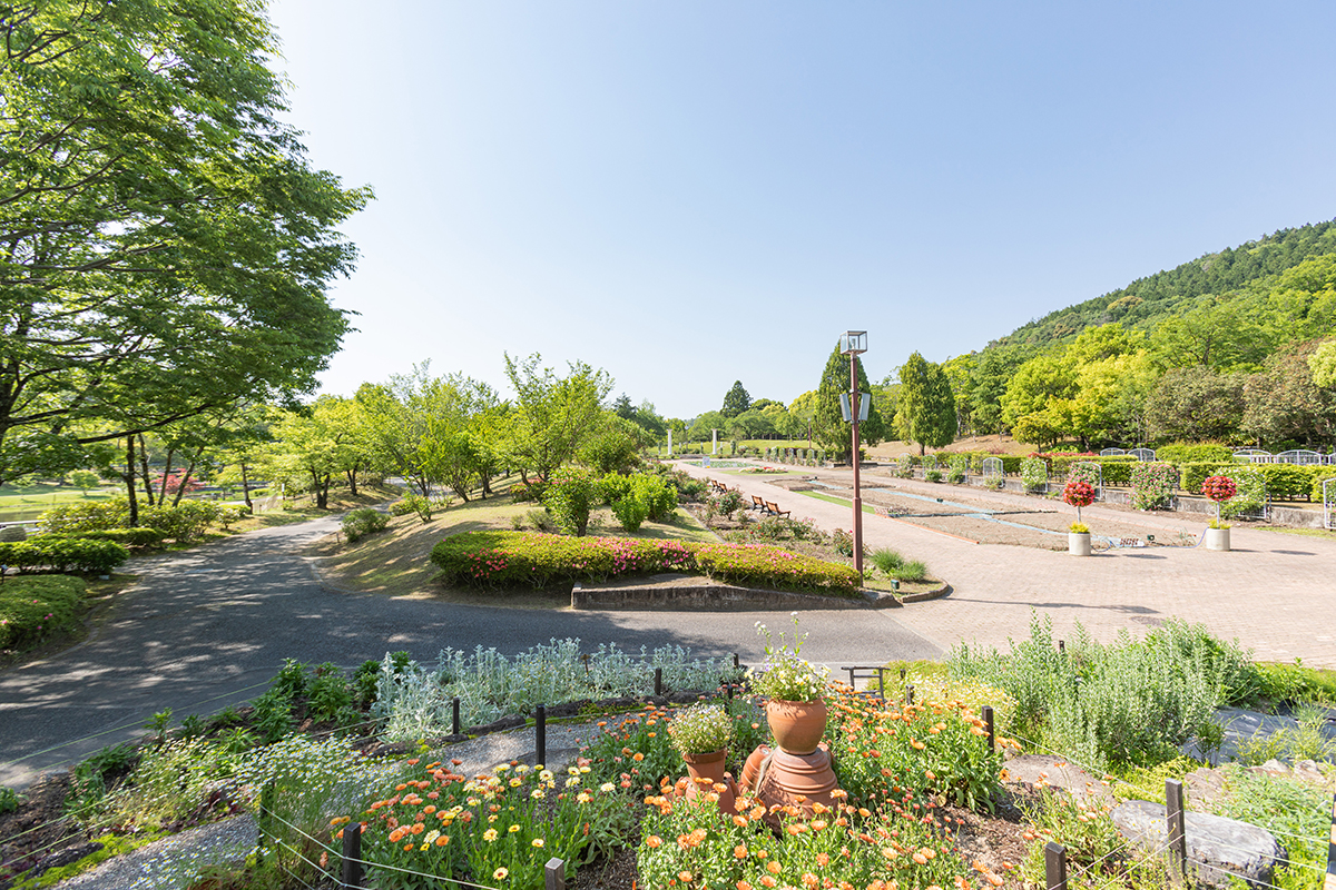 春日井市都市緑化植物園（グリーンピア春日井） まで約2.8km（徒歩35分）　【開園時間】 4月～10月 ：9：00～18：00/11月～3月 ：9：00～17：00
【休園日】 毎週月曜日(祝日と重なる場合はその翌平日) 年末・年始(12月29日～翌年1月1日)
緑豊かな山々に囲まれた都市緑化植物園(グリーンピア春日井)では、緑と花の休憩所や各庭園など園内のいたる所で四季折々の植物が見られ、緑の相談所も設けています。
広大な都市公園で、遊具もあり、動物ふれあい広場もあるので親子で楽しめます。