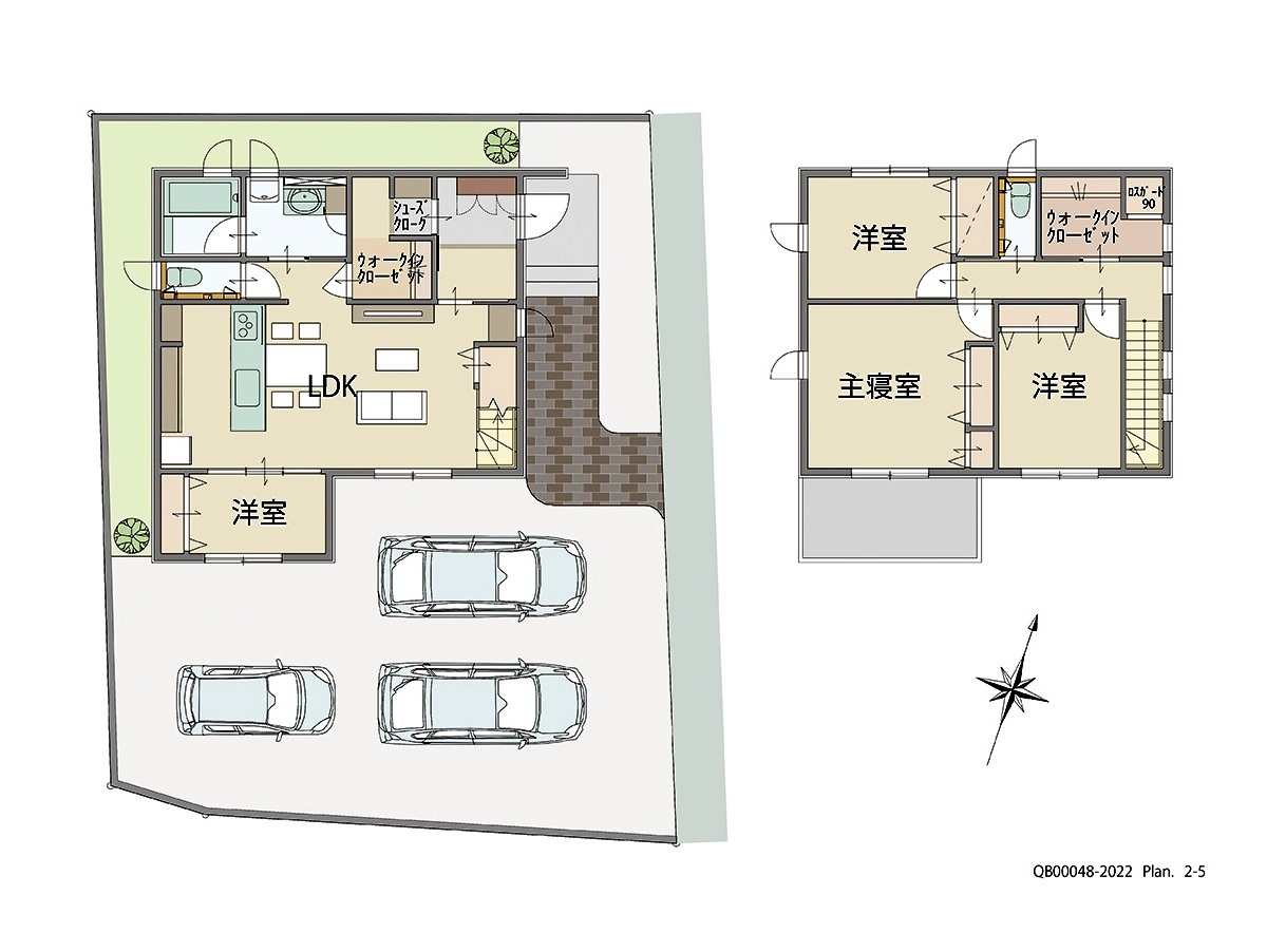 浅口市鴨方町 戸建 区画番号No.5 