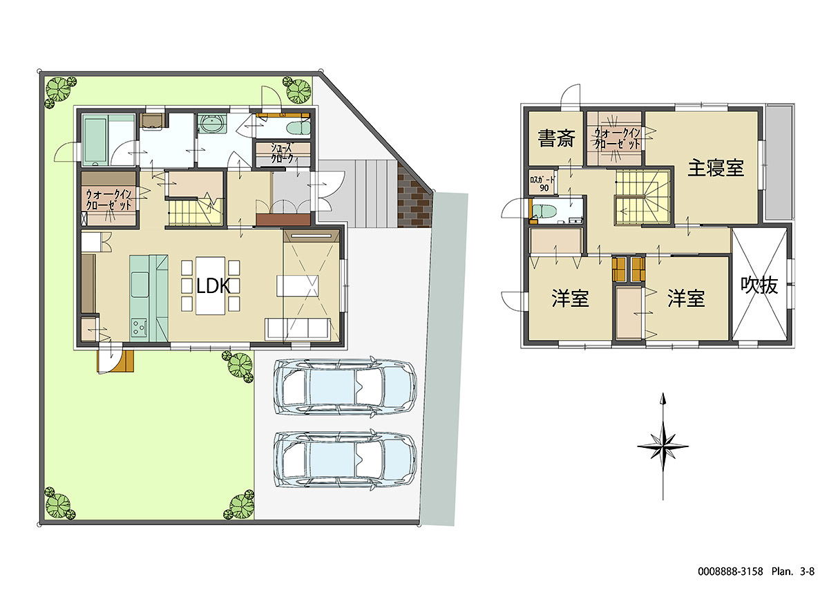 高山市下岡本町 モデルハウス 区画番号No.2 