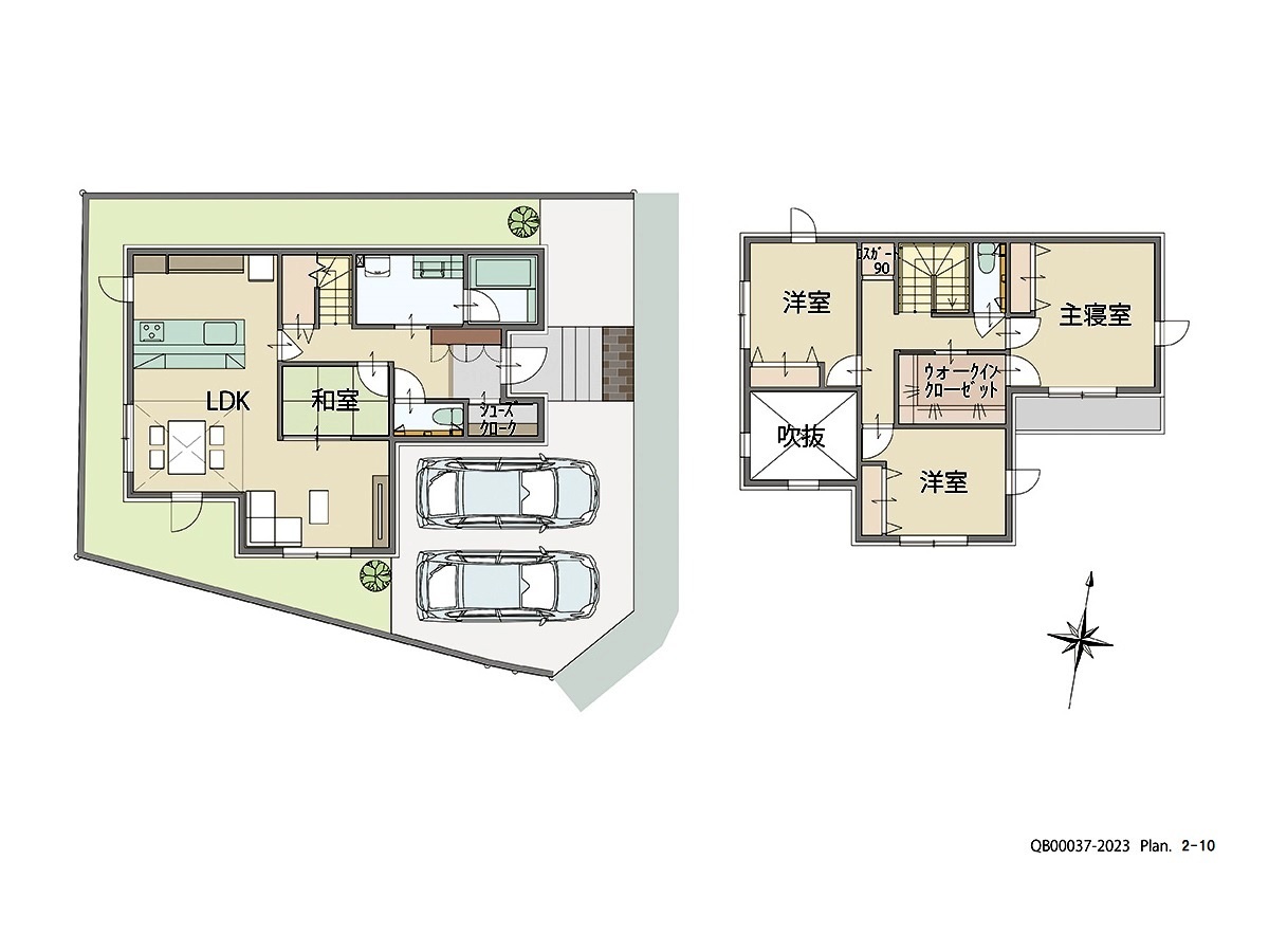 岡山市中区関４期 戸建 区画番号No.6 