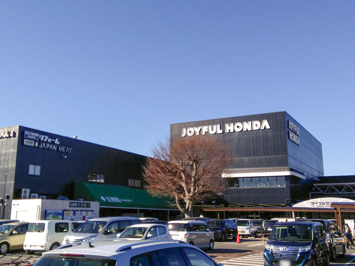 イイコトテラス阿字ヶ浦 土地 ジョイフル本田ニューポートひたちなか店まで約3.2km～3.3km（車で約3分）　巨大複合ショッピングモール