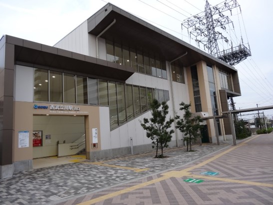 イイコトテラス立川市西砂町 土地 西武立川駅まで約1.6km（徒歩20分）　西武新宿駅まで45分。高田馬場乗り換えで都内へのアクセスも良好です。