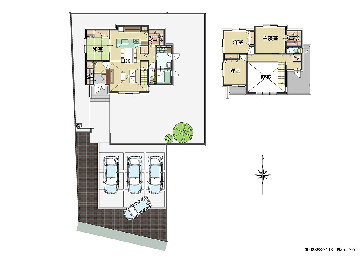 瑞浪市須野志町分譲住宅 モデルハウス 区画番号No.1 