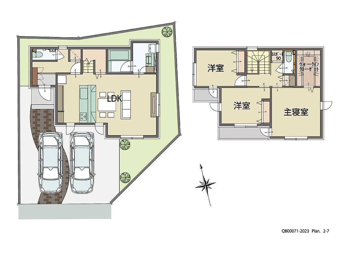 イイコトテラス福山川口町五丁目 戸建 区画番号No.2 