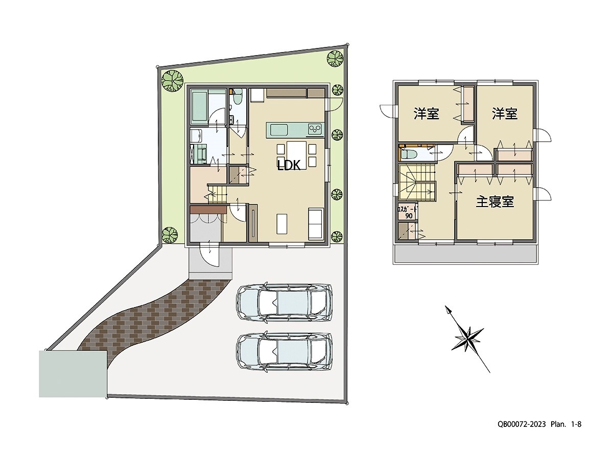 イイコトテラス福山川口町五丁目 戸建 区画番号No.3 