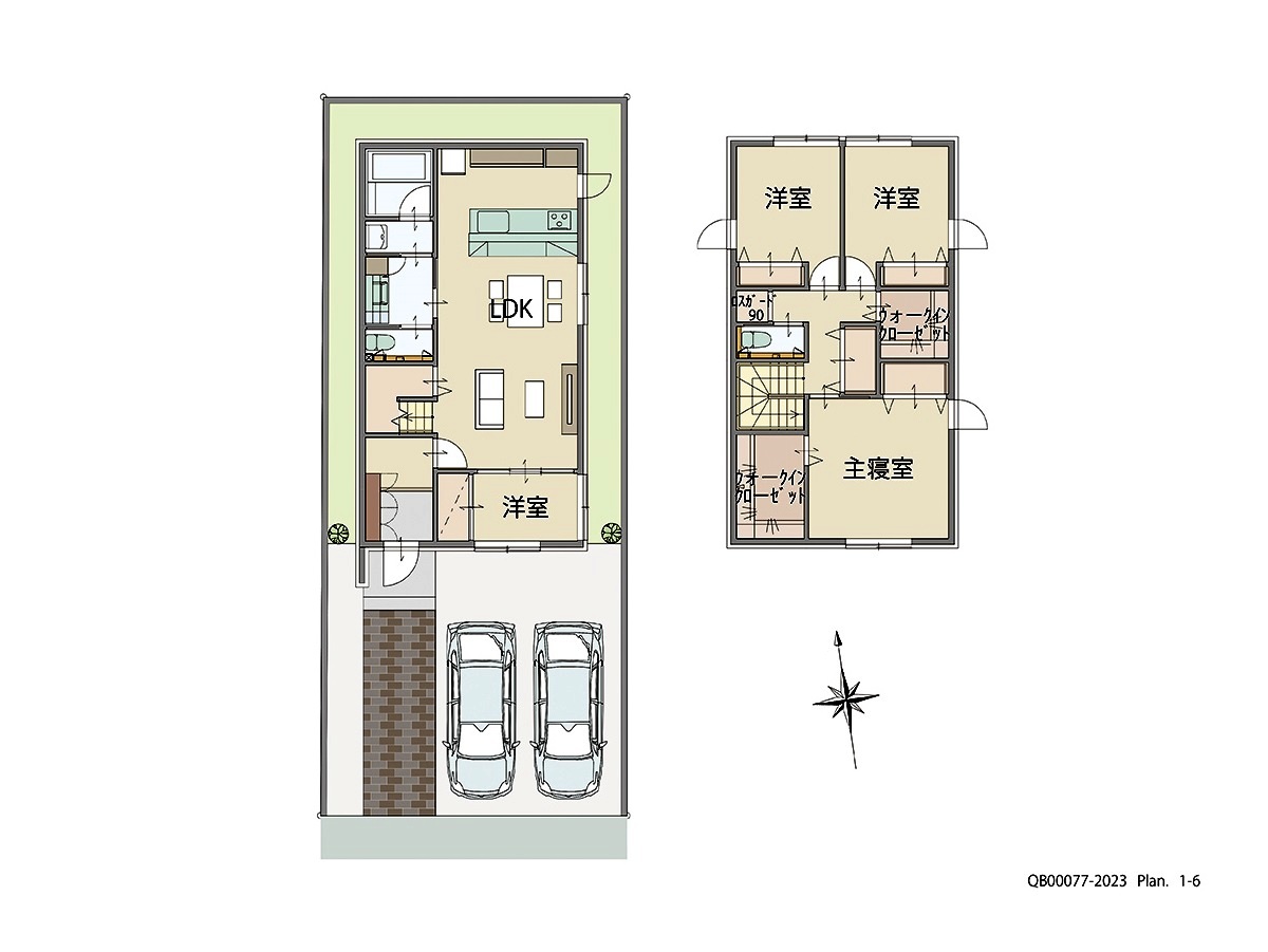 イイコトテラス福山大門町日之出 戸建 区画番号No.2 