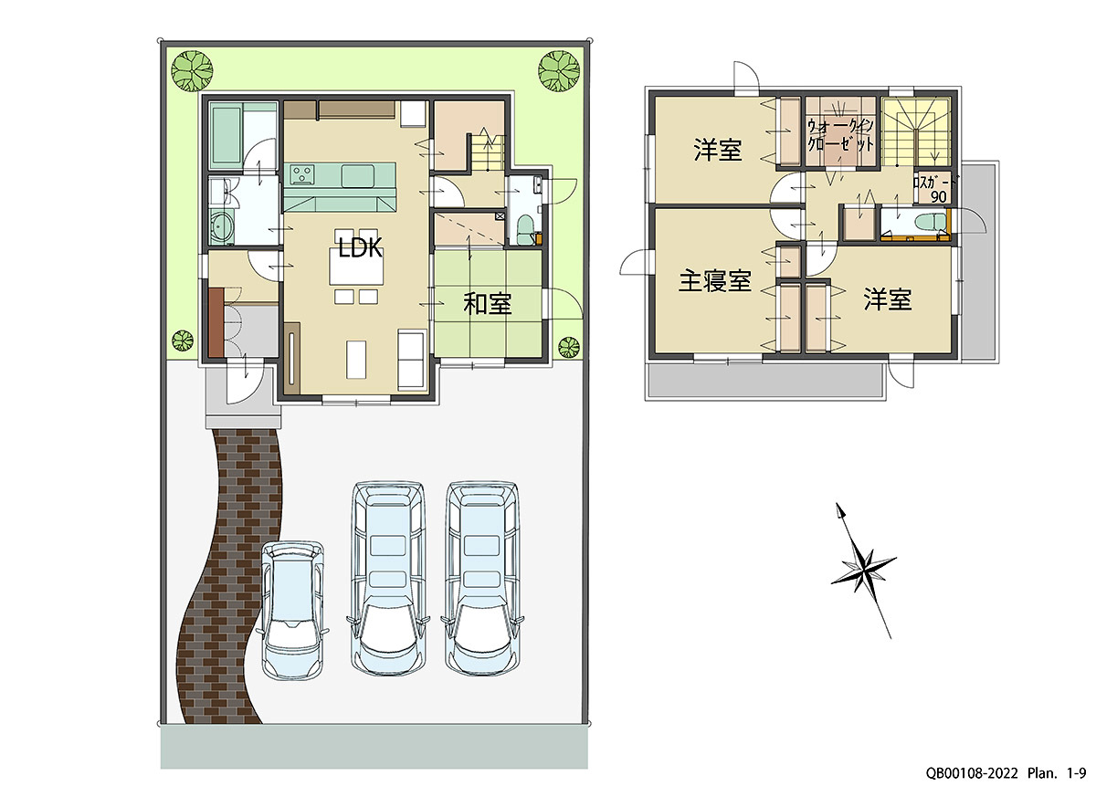 イイコトテラス福山市山手町Ⅳ期 戸建 区画番号No.14 