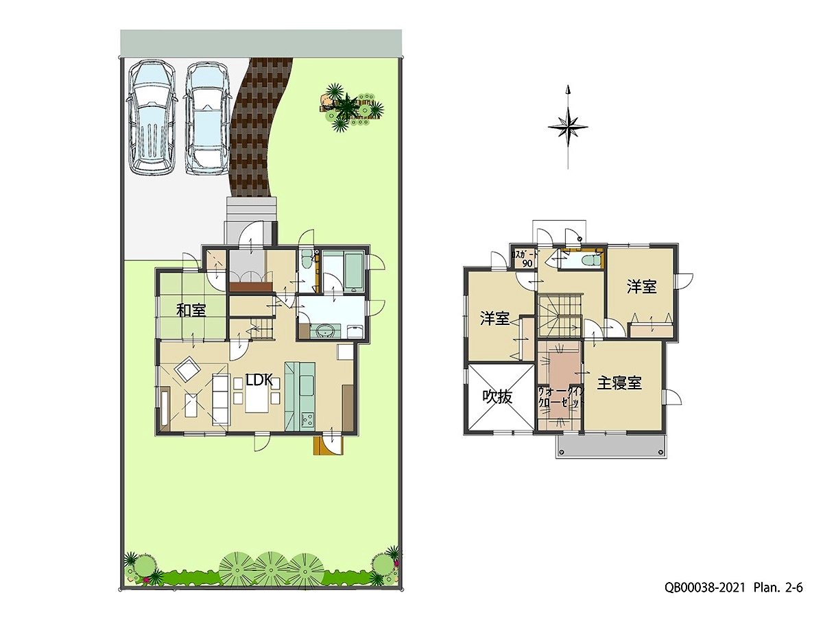 一条リンクスヴィラ西郷　 戸建 区画番号No.E-8 