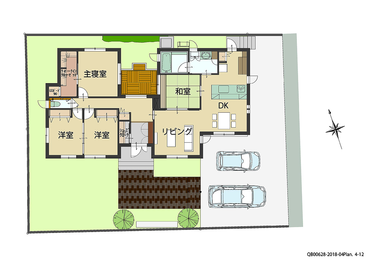 東田川郡三川町　分譲住宅 モデルハウス 区画番号No.1 