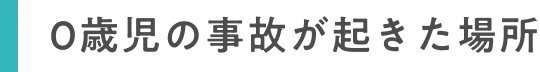 0歳児の事故が起きた場所