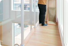 廊下をキャットウォークに